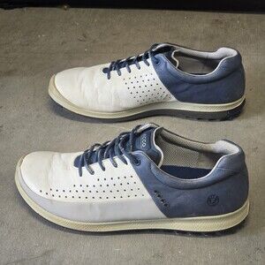 ECCO Biom Hybrid 2 Hydromax Golf Shoes Mens Yak Leather Spikeless Sz US 11 M